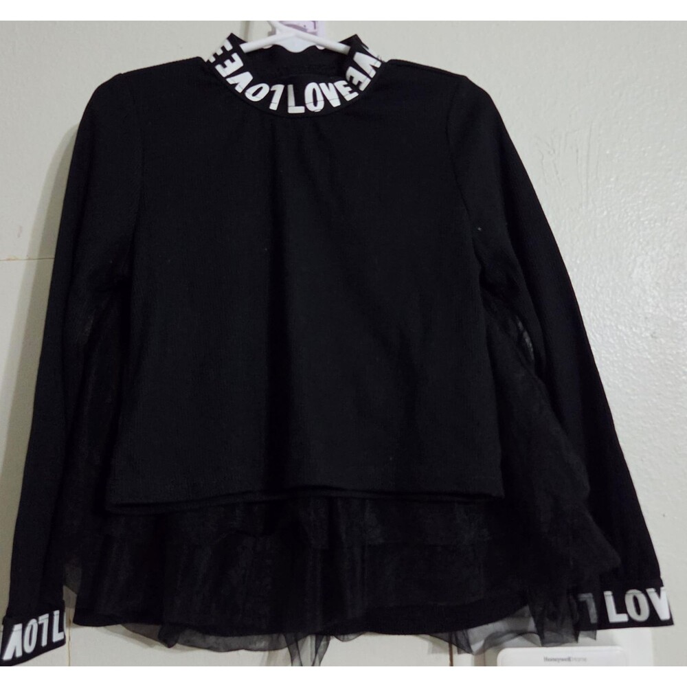Toddler Girls Love top and tutu skirt